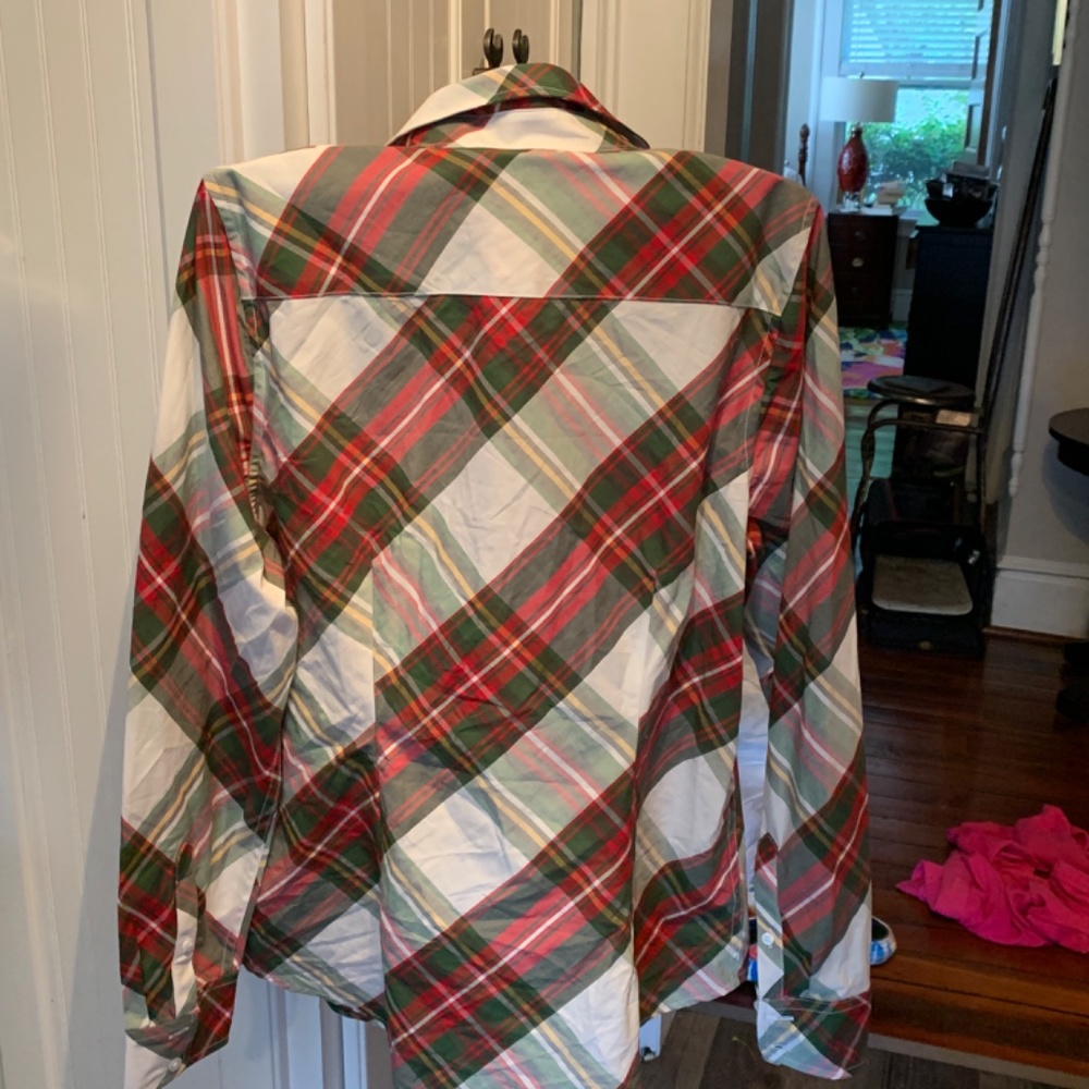 Kim Rogers easy care plaid shirt. NWT. Retsil‎ 46 - Picture 6 of 6
